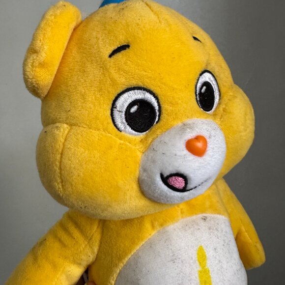Care Bears Birthday Bear Plush Yellow 13" Stuffed Animal – Basic Fun - Picture 3 of 5